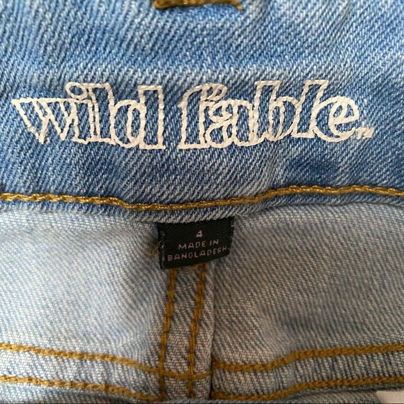 NWT Wild Fable Women's High-Rise Denim Mini Skirt - Picture 6 of 6
